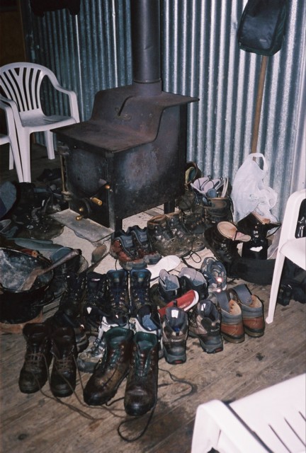 Drying Boots at Dumpling Hut