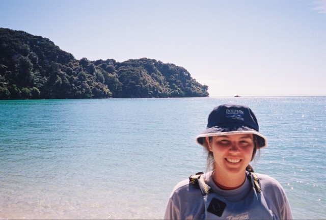 Kate at Abel Tasman