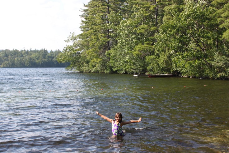 Elanor enjoys the beach
