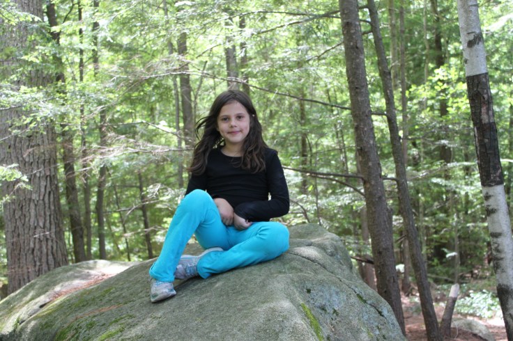 Elanor atop her rock