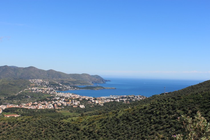 Looking down on Llanca. What nice about this photo is that the most distant headland is the one we skirted around on the previous day's walk.